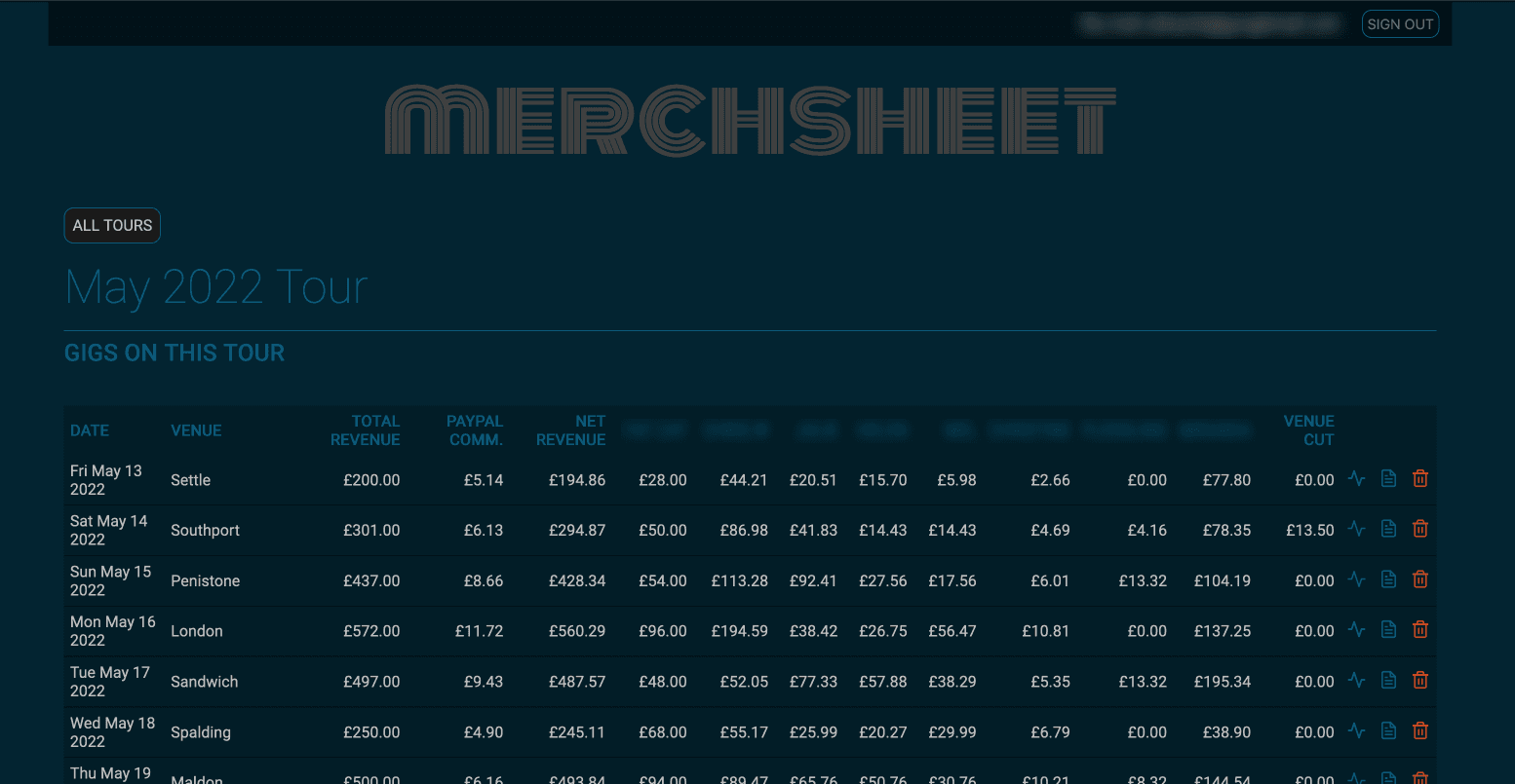 Merchsheet screenshot